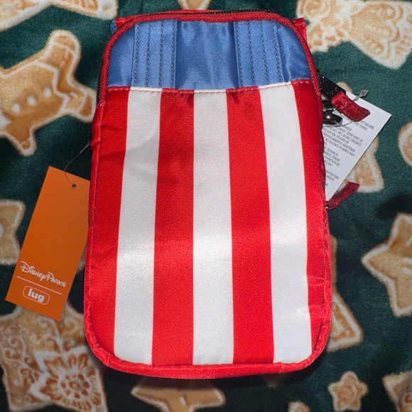 Disney Lug Red and Blue Mickey Mouse Crossbody Bag - Picture 7 of 8